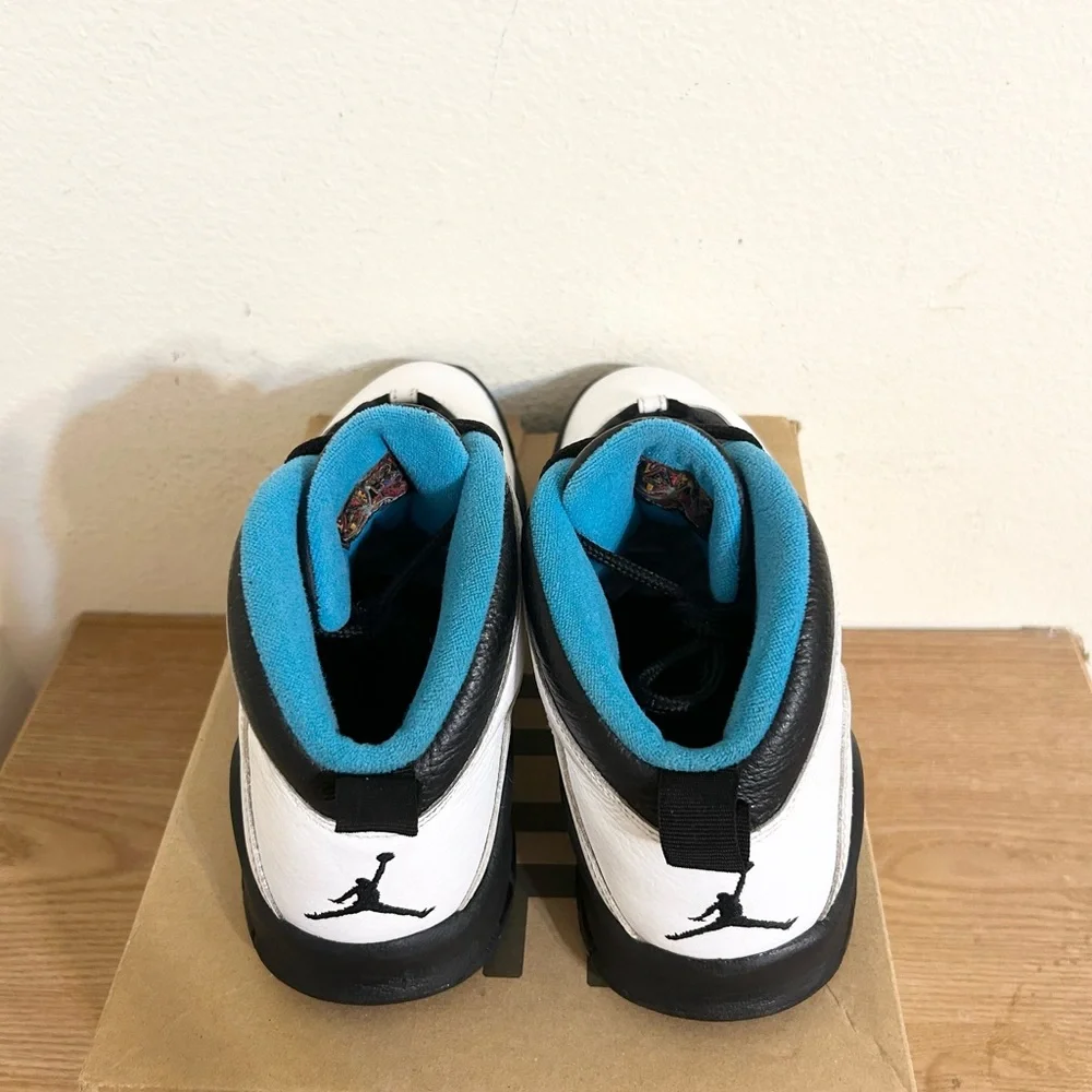 AUTHENTIC Jordan 10 Retro Powder Blue size 9.5 310805-106 2014 PRE-OWNED